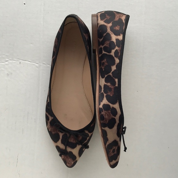 J.Crew Gemma Leopard Print Ballet Flats - Picture 2 of 4